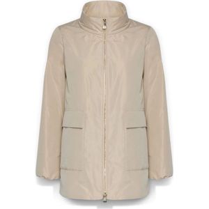 Elena Mirò, Dames, Jassen, Beige, Maat: L Kasjmier,