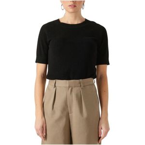 Selected Femme Trui - Zwart - Ronde Hals