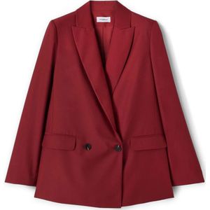 Motivi, Dames, Jassen, Rood, Maat: 2XS Leer,