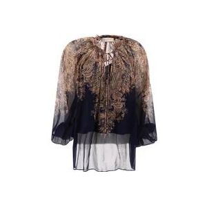 Zimmermann Billow Blouse van Viscose , Multicolor , Dames , Maat: M