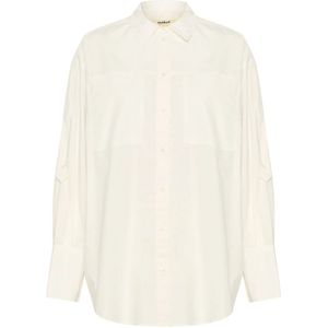 Soaked in Luxury, Dames, Blouses & Shirts, Wit, Maat: S Katoen,
