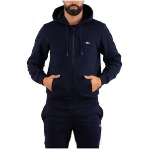 Lacoste, Heren, Sweatshirts & Hoodies, Blauw, Maat: L