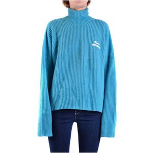 Giada Benincasa, Dames, Truien, Blauw, Maat: M Wol,