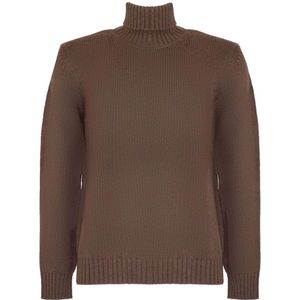 Eleventy, Heren, Truien, Bruin, Maat: L Wol,