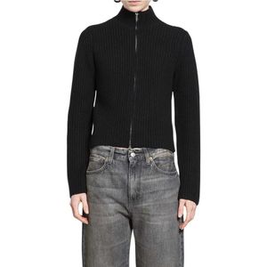 6397, Dames, Truien, Zwart, Maat: S