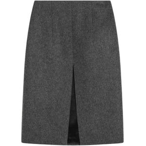 Prada, Dames, Rokken, Grijs, Maat: XS