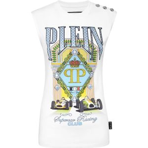 Philipp Plein, Dames, Tops, Veelkleurig, Maat: XS Katoen,