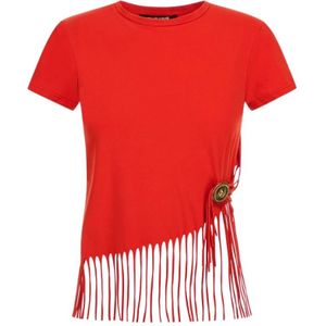 Roberto Cavalli, Dames, Tops, Rood, Maat: XS Katoen,