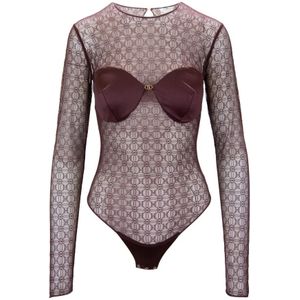 Elisabetta Franchi, Dames, Tops, Rood, Maat: L