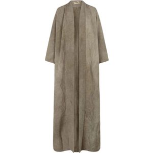 Cortana, Dames, Blouses & Shirts, Grijs, Maat: M Linnen,