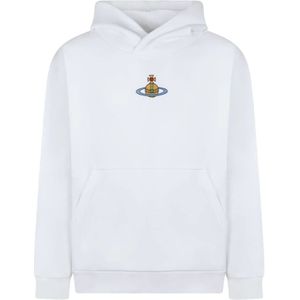 Vivienne Westwood, Heren, Sweatshirts & Hoodies, Wit, Maat: XS Katoen,