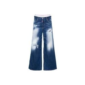Dsquared2 Pantalon 5 Zakken Jeans , Blue , Dames , Maat: 3XS