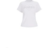 Guess Active - V5GI10 K9RM1 - T-shirt - Wit - Korte Mouwen - Ronde Hals