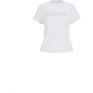 Guess Active - V5GI10 K9RM1 - T-shirt - Wit - Korte Mouwen - Ronde Hals