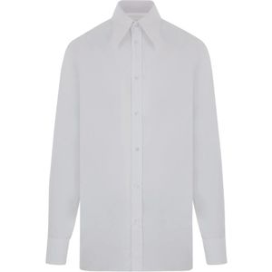 Maison Margiela, Heren, Overhemden, Wit, Maat: L
