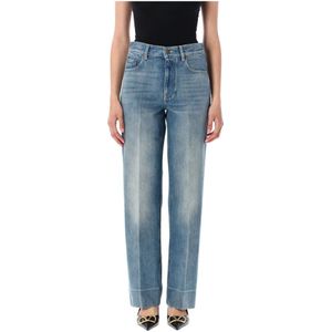Valentino Garavani, Dames, Jeans, Blauw, Maat: W27 Denim,