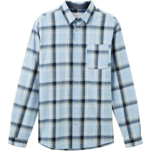 Tom Tailor, Heren, Overhemden, Blauw, Maat: XL