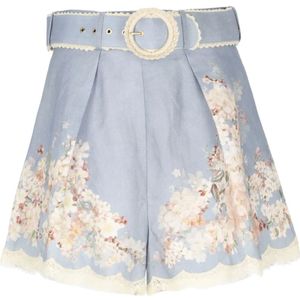Zimmermann, Dames, Korte broeken, Blauw, Maat: S Katoen,