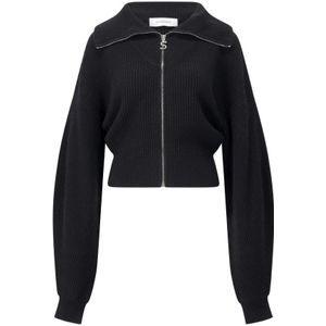 Sportmax, Dames, Truien, Zwart, Maat: M Wol,