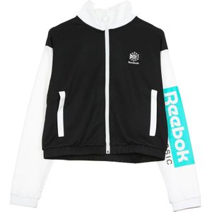 Reebok, Dames, Sweatshirts & Hoodies, Zwart, Maat: M Poliester,
