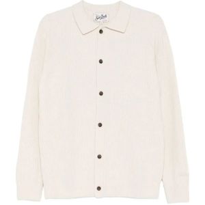 MC2 Saint Barth, Heren, Truien, Wit, Maat: L Wol,