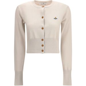 Vivienne Westwood, Dames, Truien, Wit, Maat: M Katoen,