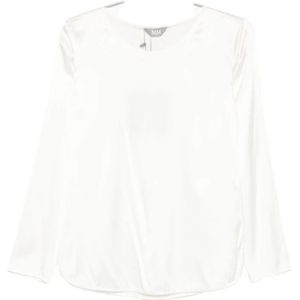 Max Mara, Dames, Blouses & Shirts, Wit, Maat: L