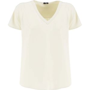 Kiton, Dames, Tops, Beige, Maat: XL Zijde,