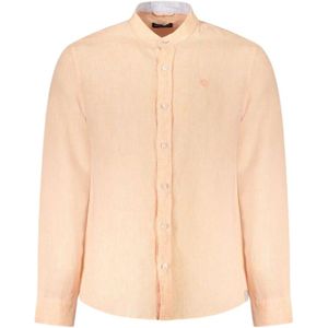 North Sails, Heren, Overhemden, Roze, Maat: S Linnen,