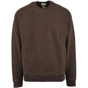 Ten C, Heren, Sweatshirts & Hoodies, Bruin, Maat: M