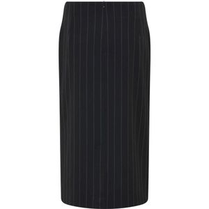 Bruuns Bazaar, Dames, Rokken, Zwart, Maat: XS Leer,