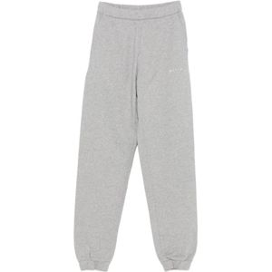 The Attico, Dames, Broeken, Grijs, Maat: 2XS Zijde,