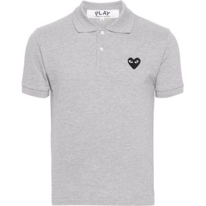 Comme des Garçons Play, Heren, Tops, Grijs, Maat: M