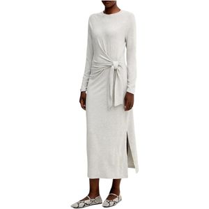 Hugo, Dames, Jurken, Grijs, Maat: L Jersey,