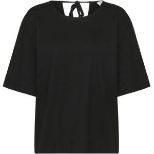 Soaked in Luxury, Dames, Blouses & Shirts, Zwart, Maat: L Katoen,