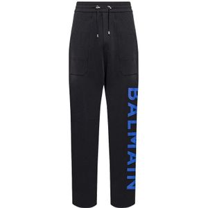 Balmain Sweatpants met logo , Black , Heren , Maat: XS