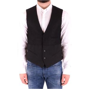 Antony Morato, Heren, Pakken, Zwart, Maat: S Leer,