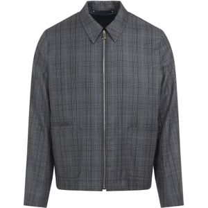 Paul Smith, Heren, Jassen, Grijs, Maat: S Wol,