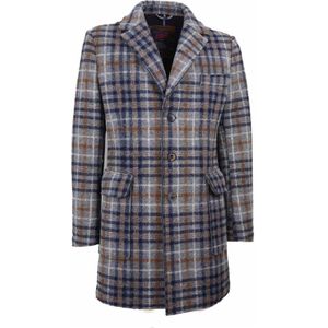 Bob, Heren, Mantels, Veelkleurig, Maat: L Wol,