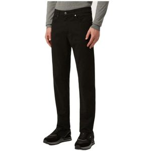 Harmont & Blaine, Heren, Broeken, Zwart, Maat: S