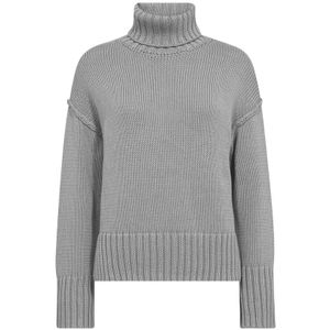 MOS Mosh, Dames, Truien, Grijs, Maat: XS