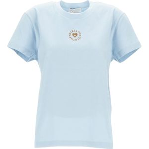 Stella McCartney, Dames, Tops, Blauw, Maat: L Katoen,