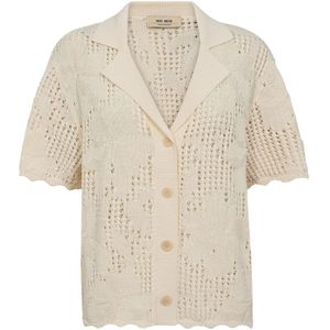 MOS Mosh, Dames, Truien, Beige, Maat: L Katoen,