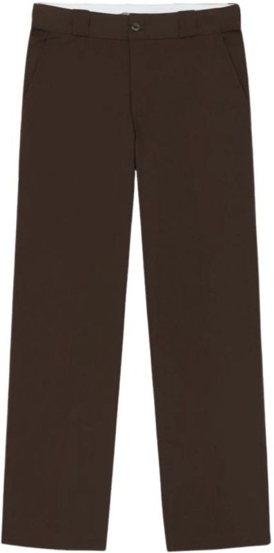 DICKIES Broek  donkerbruin