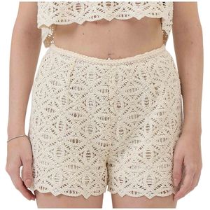 Sabina Musayev, Dames, Korte broeken, Wit, Maat: S Katoen,