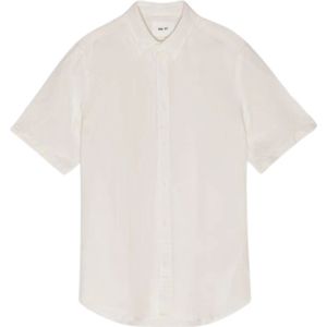 Nn07, Heren, Overhemden, Beige, Maat: XL