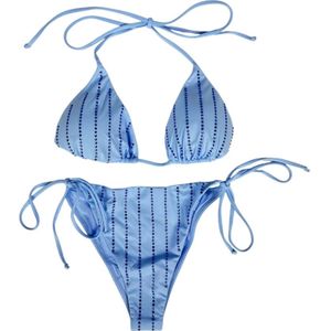 MC2 Saint Barth, Dames, Badkleding, Blauw, Maat: M