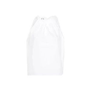 Pinko Witte Topwear voor Vrouwen Ss24 , White , Dames , Maat: M