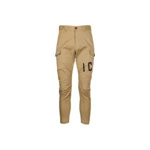 Dsquared2 Broek , Brown , Heren , Maat: XL