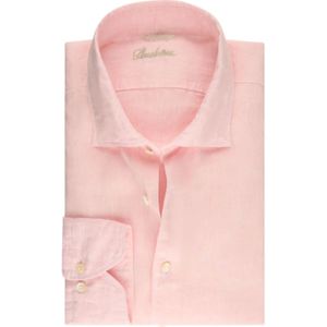 Stenströms, Heren, Overhemden, Roze, Maat: M Linnen,